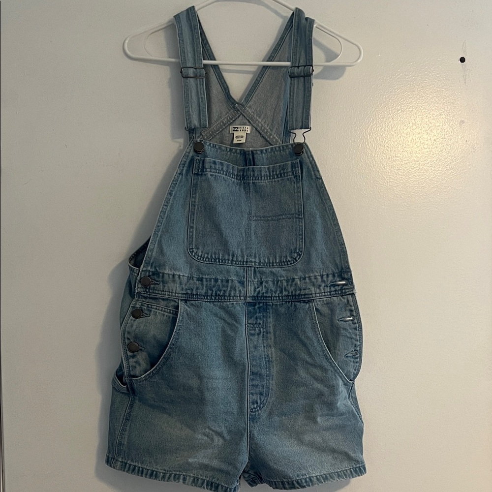 Billabong Light Blue Denim Overalls